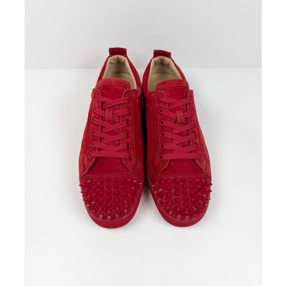 Size 45EU/12US - Christian Louboutin Red Suede Spike - Picture 3 of 9